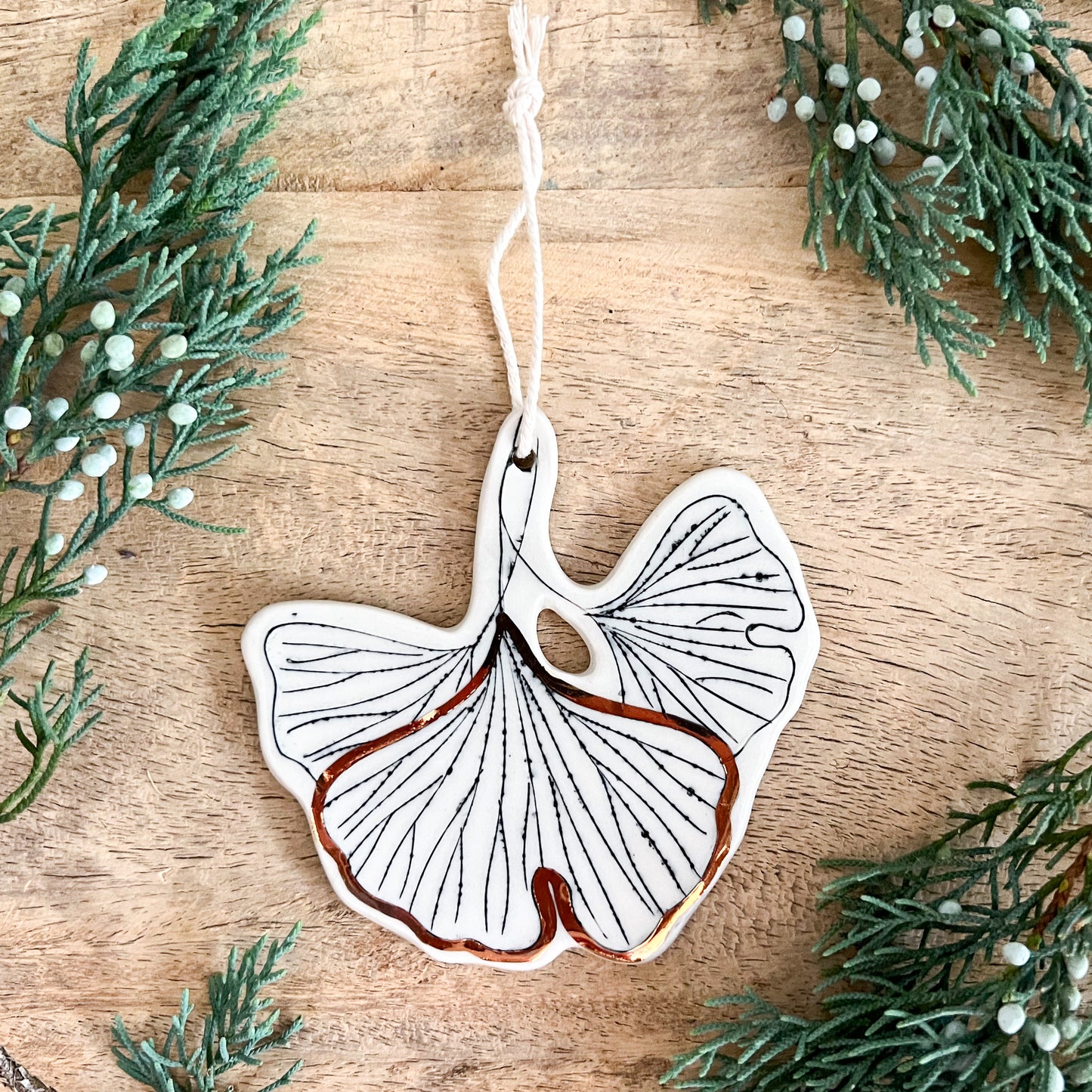 Ginkgo Ornament