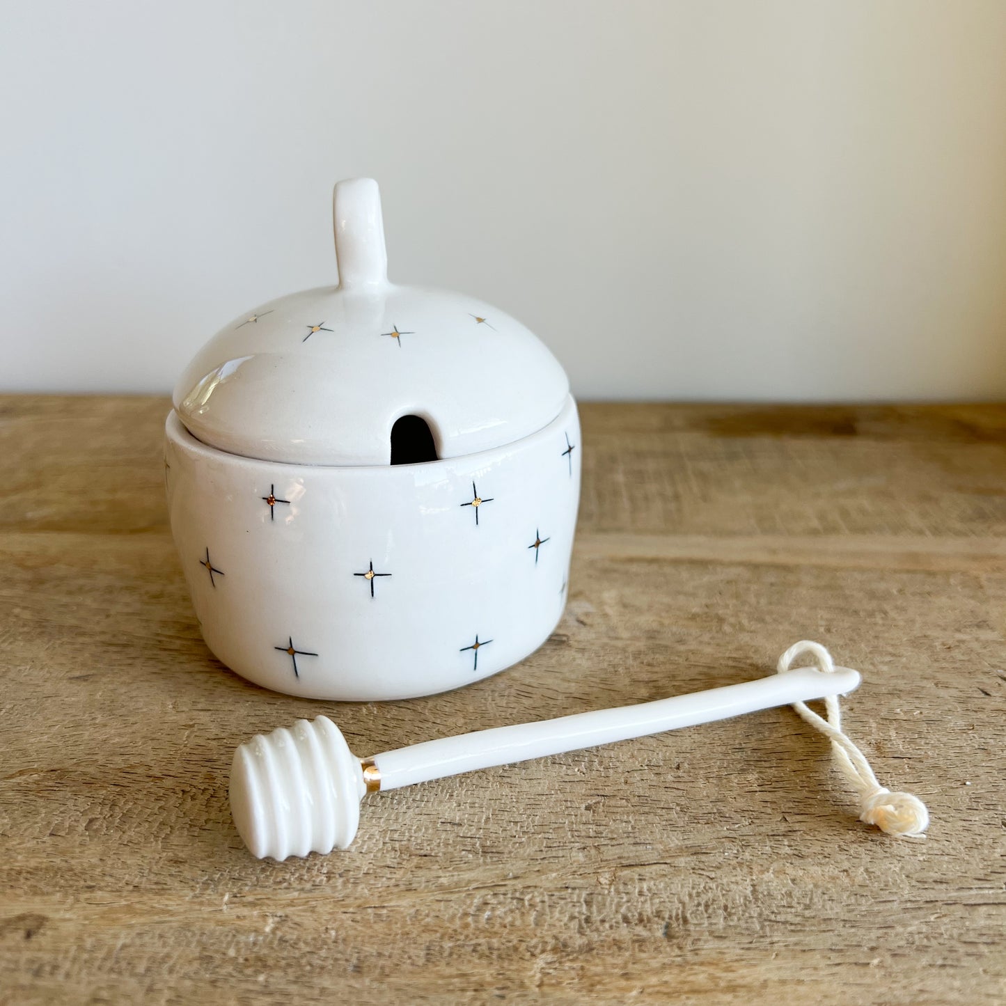 Honey Jar + Dipper