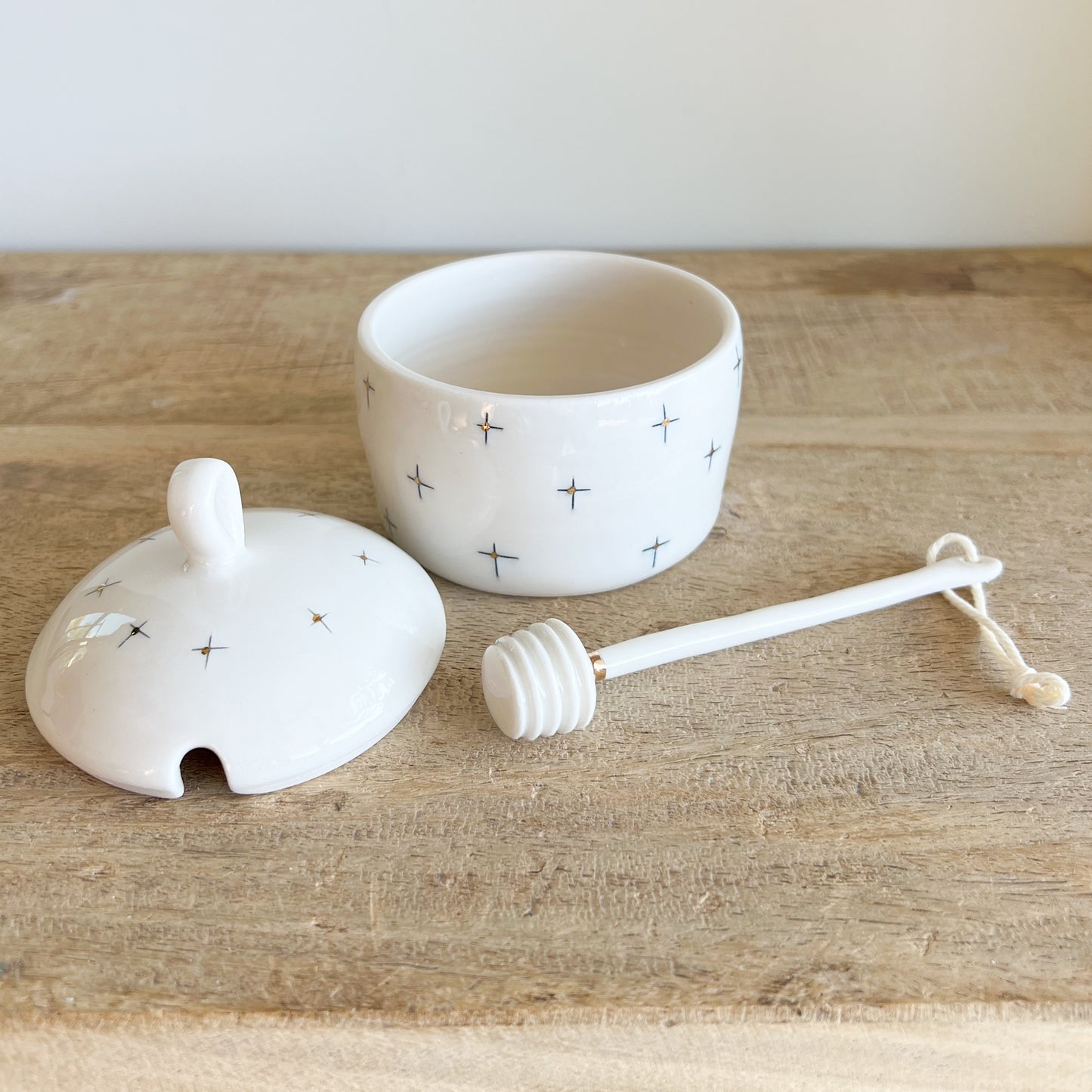 Honey Jar + Dipper