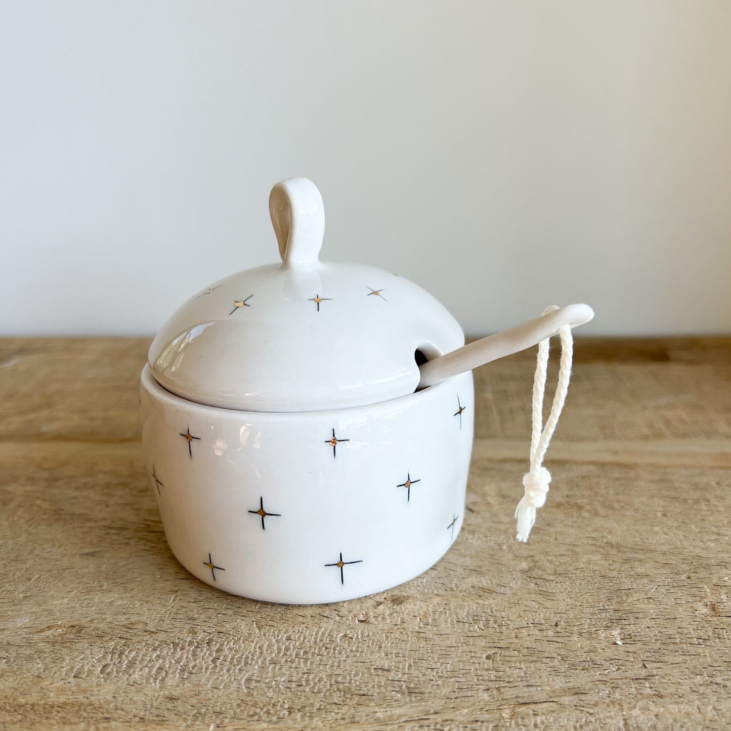Honey Jar + Dipper
