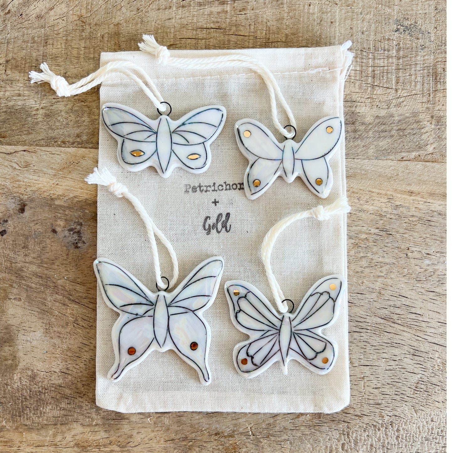 Mini Butterfly Ornament Set