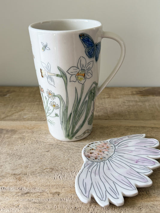 Pollinator Garden walking mug (#2)