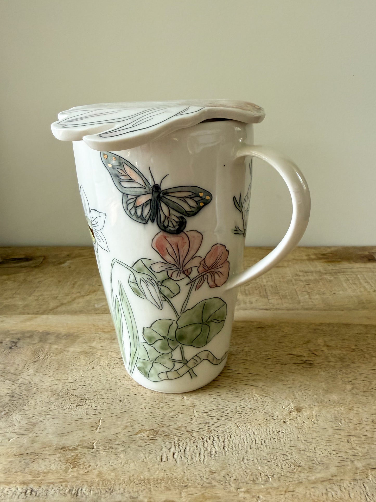Pollinator Garden walking mug (#1)