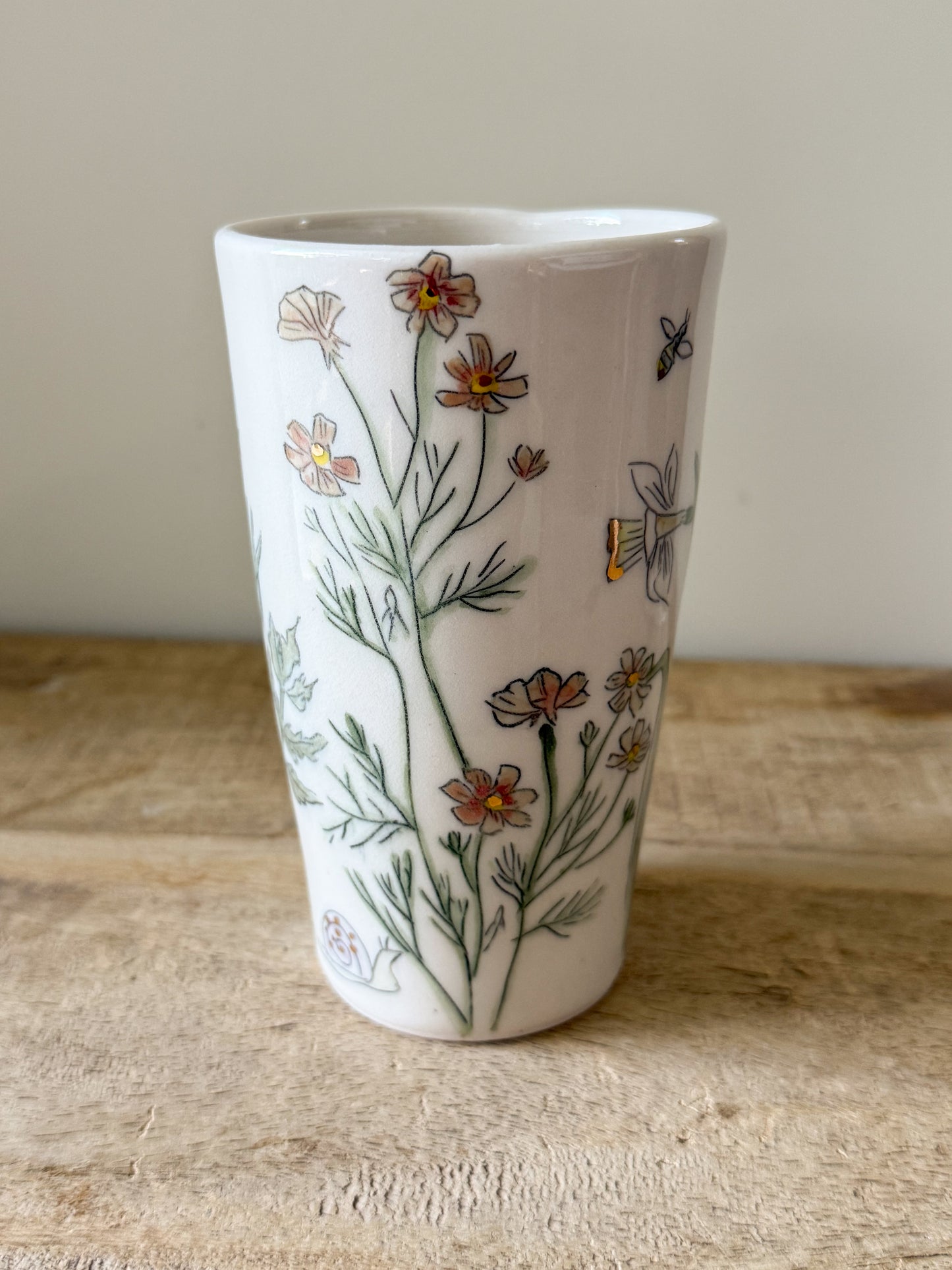 Pollinator Garden walking mug (#2)