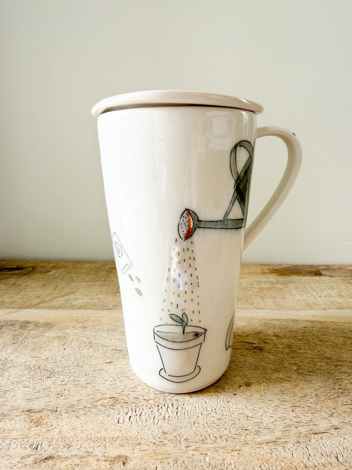 Gardener walking mug (#3)